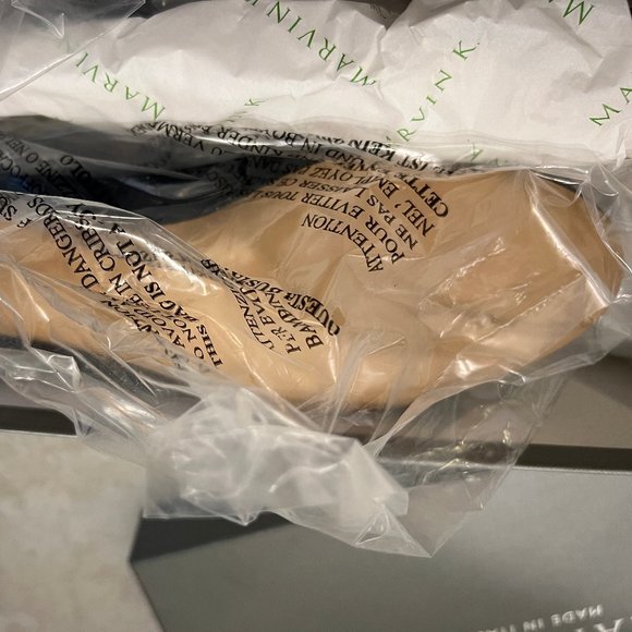 Aquatalia by Marvin K 'Angelica' Leather Suede Blue Bow Flat Shoes $350 - Picture 7 of 11